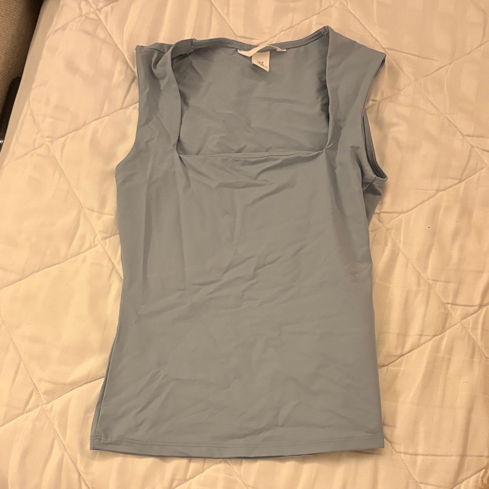 H&M Soft Blue Tank Top